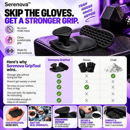 Serenova™ GripTool Lift Heavy. Keep Your Hands Happy.