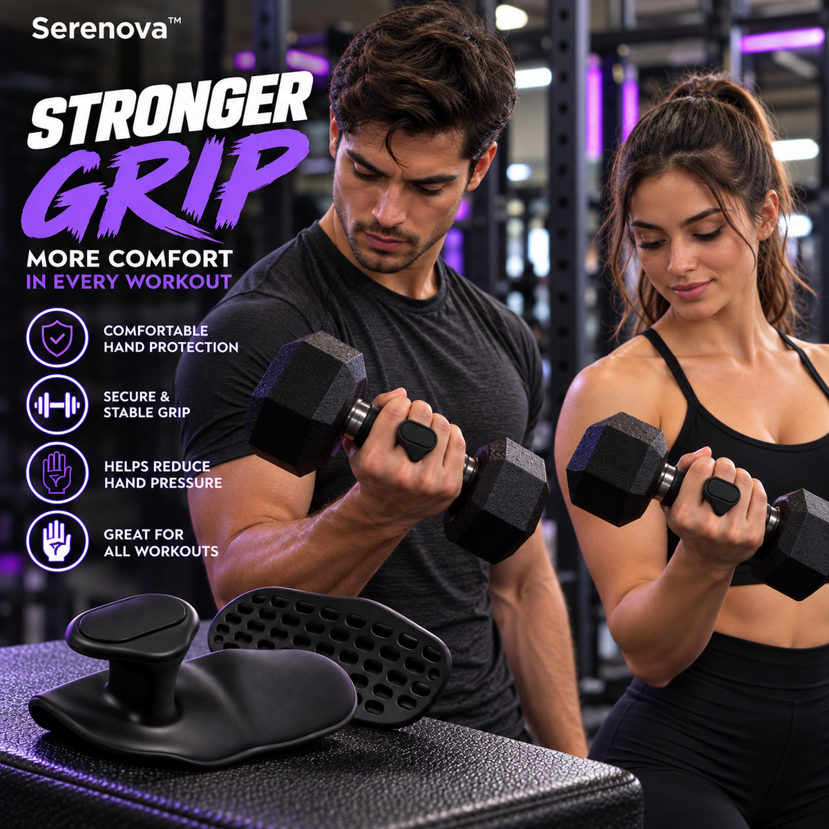 Serenova™ GripTool Lift Heavy. Keep Your Hands Happy.